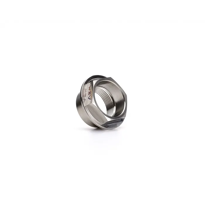 Titanium front wheel nut