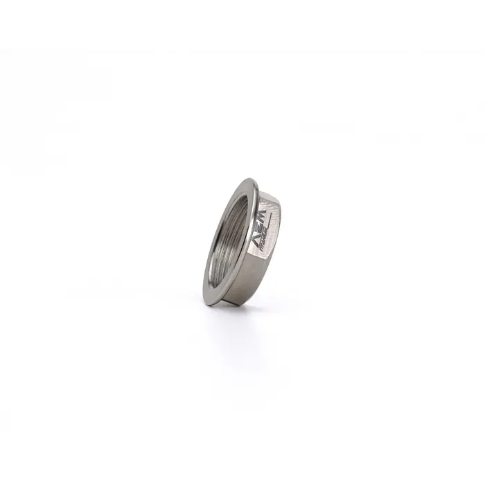 Titanium front wheel nut