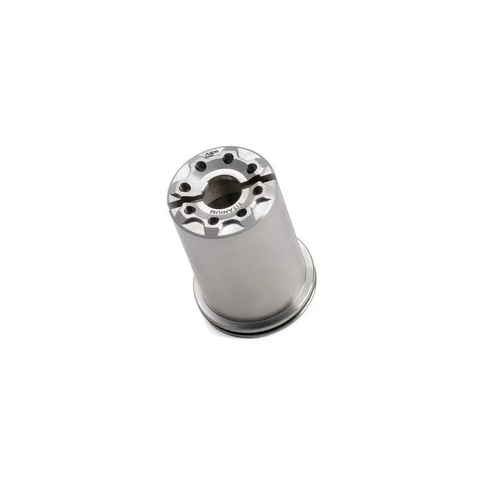 Titanium steering stem nut “DRILL”