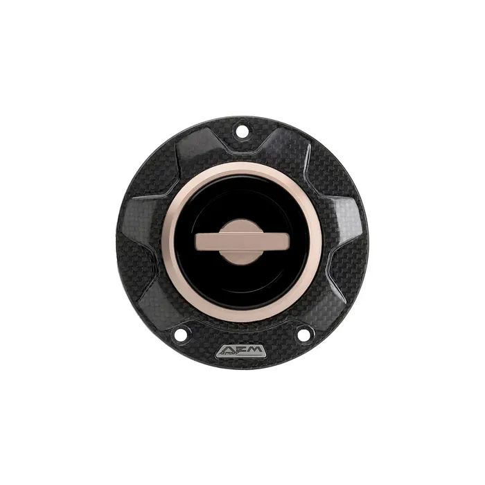 Quick-lock fuel cap “CARBON GEAR”